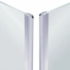 PERFIL MAMPARA IMAN ESQUINA 6-8MM TRANSPARENTE 200CM - BRINOX