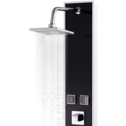 Panel De Ducha De Vidrio 18x42,1x120 Cm Negro VidaXL 9 Panel De Ducha De Vidrio 18x42,1x120 Cm Negro VidaXL -Mundo Ducha 10087280 3