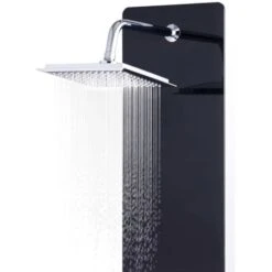 Panel Ducha De Vidrio Negro 25x44,6x130 Cm VidaXL 10 Panel Ducha De Vidrio Negro 25x44,6x130 Cm VidaXL -Mundo Ducha 10087282 4