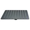 Rociador Cuadrado De 25x25 Cm. Negro Mate IMEX RDC002/NG