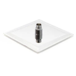 Cabezal Ducha Cuadrado 25x25cm Baño Grifo Ducha Efecto Lluvia Acero Inoxidable Elegante Espejo -Mundo Ducha 10115032 5