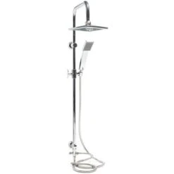 Grifo Ducha Columna Ducha Sistema Lluvia Ducha Mano Incluida Cascada Chorro SPA Panel Ducha Set Baño