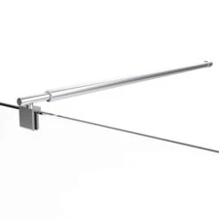 Moments Of Glass Barra Estabilizadora / Barandilla Para Paredes De Ducha De Vidrio Y Estabilizador De Walk In. Espesor De Vidrio Hasta 10mm Ajustable 78-123cm