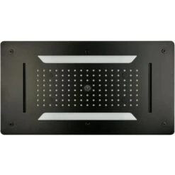 Rociador De Ducha Empotrable En Techo XXL DPG5030 - 70 X 38 Cm - Negro