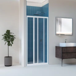 Mampara De Ducha Corredera De Acrílico Mod. Smart Con Apertura Lateral 100 Cm -Mundo Ducha 16121668 4