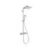 Tubo De Ducha Hansgrohe Crometta E 240 1jet EcoSmart Con Termostato, Cromado - 27281000 -Mundo Ducha 17002423 1