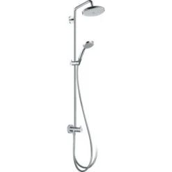 Tubo De Ducha Hansgrohe Croma 220 1 Chorro Reno, Cromado - 27224000
