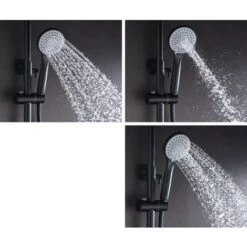 IMEX Columna De Ducha Negro Mate Monomando Serie Art -Mundo Ducha 18398976 3