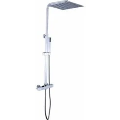 Columna De Ducha Termostatica De Acero Inoxidable 20cm