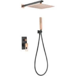 IMEX Conjunto De Ducha Empotrada Oro Rosa Serie Suecia