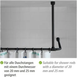 Wenko Soporte De Techo Para Barras De Ducha 9 Wenko Soporte De Techo Para Barras De Ducha -Mundo Ducha 18939422 3
