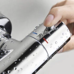 Columna De Ducha Termostática Diseño Redondo, Con Tubo Extensible De 80 A 120 Cm. Rociador Extraplano De 20cm Y Ducha De Mano De Hidromasaje Redondos. Recambios Garantizados 9 Columna De Ducha Termostática Diseño Redondo, Con Tubo Extensible De 80 A 120 Cm. Rociador Extraplano De 20cm Y Ducha De Mano De Hidromasaje Redondos. Recambios Garantizados -Mundo Ducha 1972943 3