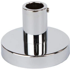 Soporte Redondo De Pared Para Fijación De Columna De Ducha. Fabricado En Latón Con Acabado En Cromo Brillo -Mundo Ducha 1973004 3