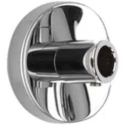 Soporte Redondo De Pared Para Fijación De Columna De Ducha. Fabricado En Latón Con Acabado En Cromo Brillo -Mundo Ducha 1973004 4