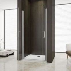 Mamparas De Ducha Puerta Abatible Doble 5mm 95x185cm -Mundo Ducha 19833576 4