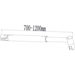 Mamparas De Ducha Panel Fijo Cristal Esmerilado Antical 8mm - Barra 70-120cm - 100x200cm -Mundo Ducha 19833596 4