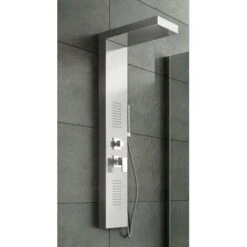 Panel De Ducha Hidromasaje Con Tres Funciones En Acero Brillante PRODUCTO (GIO.01)