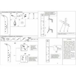 Panel De Ducha Hidromasaje Con Cuatro Funciones En Acero Cepillado PRODUCTO (GIO.02) -Mundo Ducha 20363809 3
