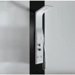 Panel De Ducha De Hidromasaje En ABS Con Recubrimiento De Polvo Blanco Mate PRODUCTO (GIO.16)