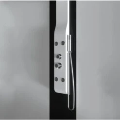 Panel De Ducha De Hidromasaje En ABS Con Recubrimiento De Polvo Blanco Mate PRODUCTO (GIO.16) -Mundo Ducha 20363841 3