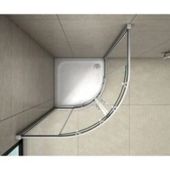 MAMPARA CORREDERA ESQUINA ANGULAR CRISTAL TEMPLADO TRASPARENTE 5MM 76x76x185CM -Mundo Ducha 26981363 4