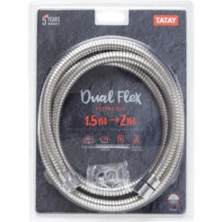 FLEXO METAL DUAL FLEX EXT. 1,50-2,00 M. . -Mundo Ducha 27214763 3