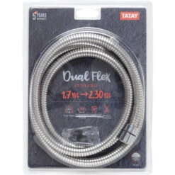 FLEXO METAL DUAL FLEX EXT. 1,70-2,30 M. . -Mundo Ducha 27214781 4