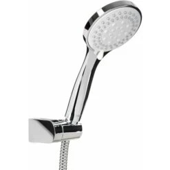 TATAY Kit Ducha Soporte De 3 Funciones, Incluye Soporte Multiposicion, Y Flexo Metal De Doble Engatillado De 1,5 M