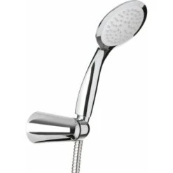 TATAY Kit Ducha Soporte De 1 Funcion, Cromado, Incluye Soporte Multiposicion, Y Flexo Metal De Doble Engatillado De 1,5 M