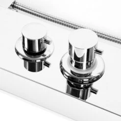 Panel De Ducha De Acero Inoxidable,5 En 1 Columna Hidromasaje,Cabeza De Ducha, Ducha De Mano Y Chorros De Masaje (Plata),15*47*130cm -Mundo Ducha 28055666 5