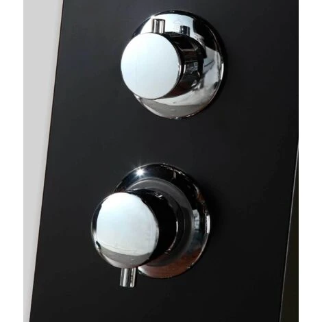 Columna De Hidromasaje De Aluminio Negro A-92 5 Columna De Hidromasaje De Aluminio Negro A-92 - Imagen 3