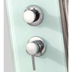 Columna De Hidromasaje Acabada En Cristal Blanco, Modelo Cádiz -Mundo Ducha 2810989 4