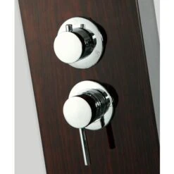 Columna De Hidromasaje Para Ducha Modelo Jaen En Cristal Efecto Madera -Mundo Ducha 2811078 3