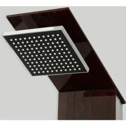 Columna De Hidromasaje Para Ducha Modelo Jaen En Cristal Efecto Madera -Mundo Ducha 2811078 4