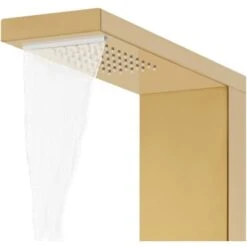 Sistema De Panel De Ducha Acero Inoxidable 201 Dorado VidaXL -Mundo Ducha 28451074 5
