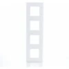 Placa De Cubierta Legrand - Livinglight 4 X 2 Módulos Horizontaal Blanco