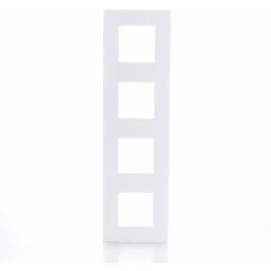 Placa De Cubierta Legrand - Livinglight 4 X 2 Módulos Horizontaal Blanco