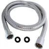 Flexo De Repuesto Para WC, Bidet, Hidro Escobilla Fabricado En Latón Con Acabados En Cromo Brillo De 120 Cm. Manguera Especialmente Reforzada Para Mayor Resistencia. Repuestos Originales Garantizados -Mundo Ducha 2978279 1