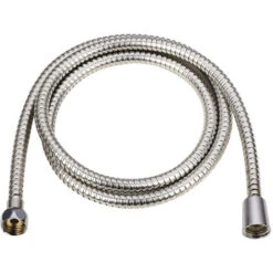 Flexo De Repuesto Para WC, Bidet, Hidro Escobilla Fabricado En Latón Con Acabados En Cromo Brillo De 120 Cm. Manguera Especialmente Reforzada Para Mayor Resistencia. Repuestos Originales Garantizados -Mundo Ducha 2978279 4