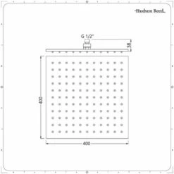 Alcachofa De Ducha Cuadrada 400 X 400mm En Acero Inoxidable 9 Alcachofa De Ducha Cuadrada 400 X 400mm En Acero Inoxidable -Mundo Ducha 3213900 4