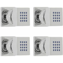 4x Jets De Ducha Cuadrados