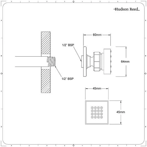 4x Jets De Ducha Cuadrados 6 4x Jets De Ducha Cuadrados - Imagen 4