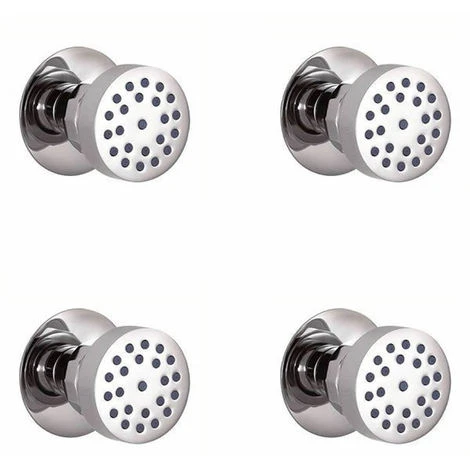 4x Jets De Ducha Redondos 3 4x Jets De Ducha Redondos