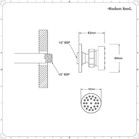 4x Jets De Ducha Redondos 6 4x Jets De Ducha Redondos - Imagen 4