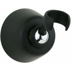 Soporte De Ducha De Latón Con Acabado Negro Mate Sphera Negro Mate