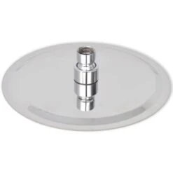 Alcachofa De Ducha Redonda Efecto Lluvia Acero Inoxidable 20 Cm VidaXL -Mundo Ducha 3366837 3