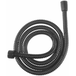 Flexo De Ducha De Acero Inoxidable Negro 1,5m Noir