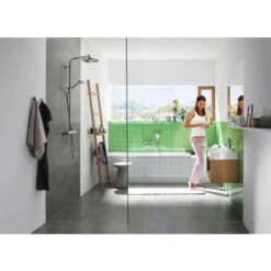 Columna De Ducha SHOWERPIPE CROMETTA S 240 1 Jet 27267000 De Hansgrohe -Mundo Ducha 35839417 3