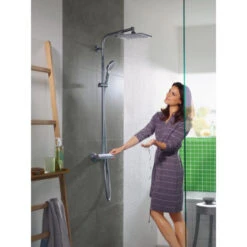 Columna De Ducha SHOWERPIPE CROMETTA E240 1 Jet 27271000 De Hansgrohe -Mundo Ducha 35894941 3
