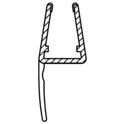 Perfil Junta Mampara Ba�o/Duccha Micel 13mm/6-8mm/2MT